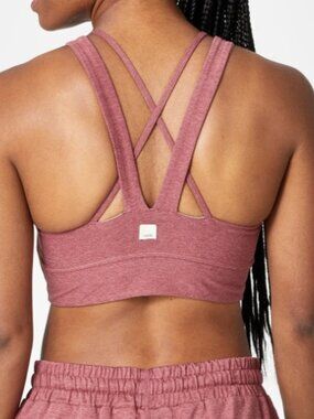 Vuori Elevation Bra in Desert Rose Heather Size Large